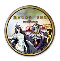 入場者特典の1種として用意された「オーバーロード」の缶バッジ。