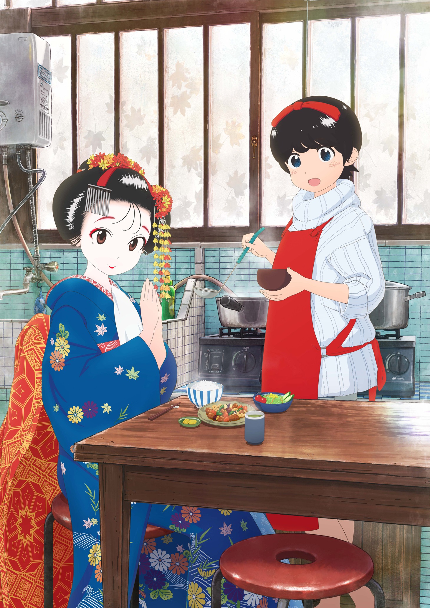 アニメ「舞妓さんちのまかないさん」ビジュアル