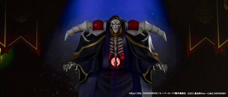 アインズの等身大立像。