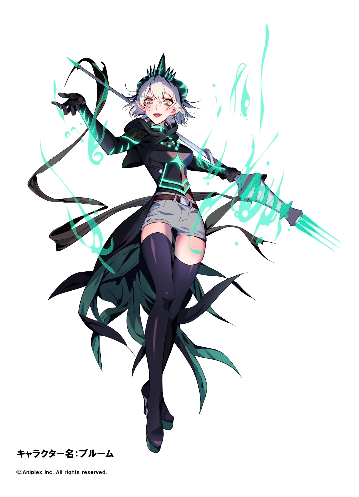 TCG「ビルディバイド」スターティングデッキのキャラクターイラスト。(c)Aniplex Inc. All rights reserved.