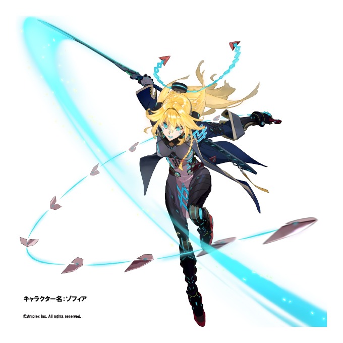 TCG「ビルディバイド」ブースターパック第1弾のキャラクターイラスト。(c)Aniplex Inc. All rights reserved.