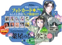 「薬屋のひとりごと～猫猫の後宮謎解き手帳～」11巻のPOP。
