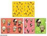 「にいてんご クリアファイル」全3種。