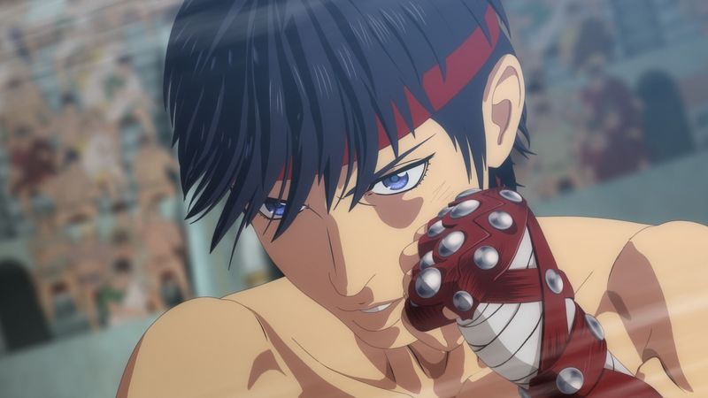 アニメ「セスタス -The Roman Fighter-」より。(c)技来静也, 白泉社/セスタス製作委員会