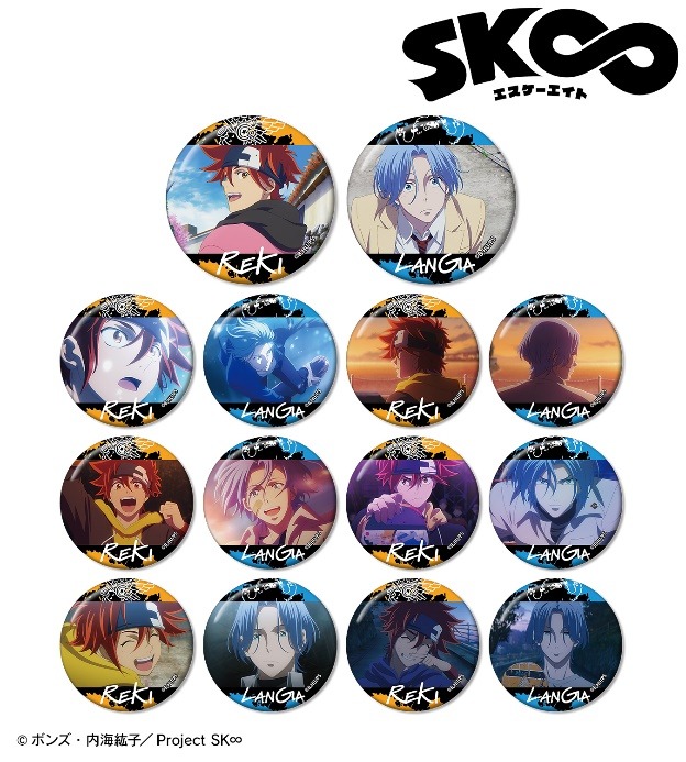 「暦＆ランガ トレーディング缶バッジ」