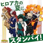 劇場版「ヒロアカ」フェアが東急ハンズで、描き下ろしの凛々しい立ち姿がグッズに