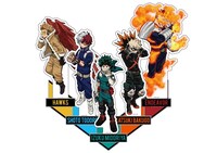 全5種のアクリルスタンド。