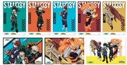 「僕のヒーローアカデミア」関連商品を2000円購入するごとに1枚もらえる全8種の描き下ろしポストカード。