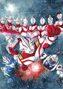 「完全版 ウルトラマンメビウス外伝 プラス平成ウルトラマン作品集」より、「超銀河大戦 戦え!ウルトラ兄弟」。