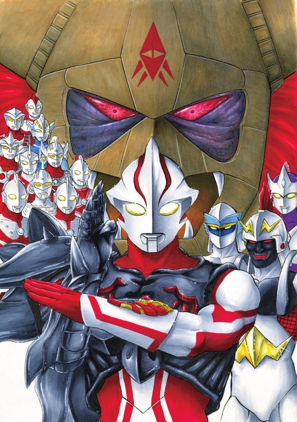 「完全版 ウルトラマンメビウス外伝 プラス平成ウルトラマン作品集」より、「アーマードダークネス ジャッカル軍団大逆襲!!」。