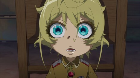 アニメ「幼女戦記」新規短編映像「砂漠のパスタ大作戦」場面カット