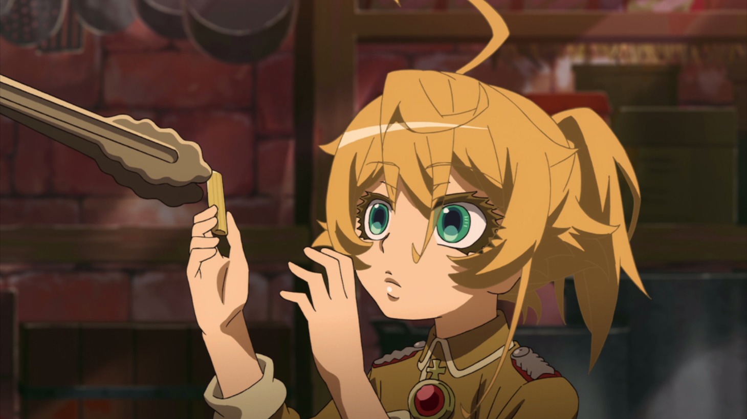 アニメ「幼女戦記」新規短編映像「砂漠のパスタ大作戦」場面カット