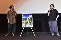 「劇場版 あの日見た花の名前を僕達はまだ知らない。」トークショー付き上映会より。左から長井龍雪、田中将賀。(c)ANOHANA PROJECT