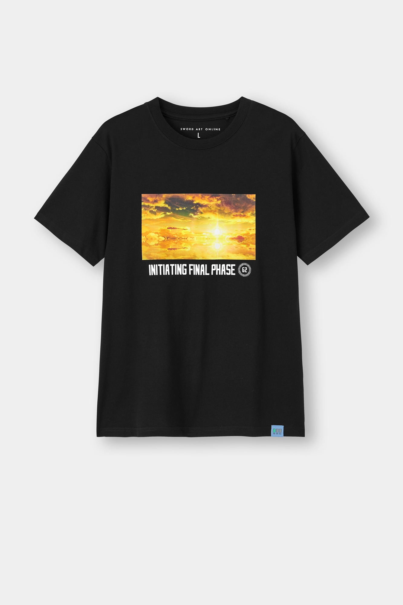 「グラフィックT（半袖）SAO 4」BLACK