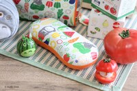 「となりのトトロ やおやさんシリーズ メガネケース やさい柄」