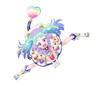 みゃむ（CV：小池理子）。魔法界からやって来た、元気いっぱいの魔法使い。