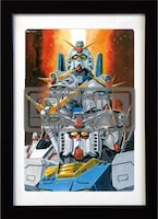 「ガンダムエース創刊20周年複製原画」第1弾より、大河原邦男イラスト複製原画。