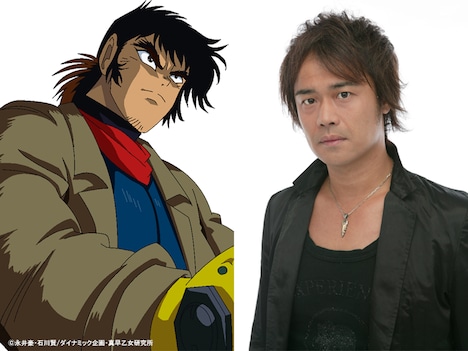 左から流竜馬、石川英郎。