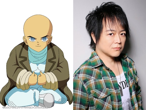 左からタイール、佐々木望。