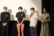 左から皆木正純、SARU、森川陽月、紀那きりこ。