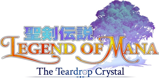 聖剣伝説 Legend of Mana -The Teardrop Crystal-」ロゴ - 「聖