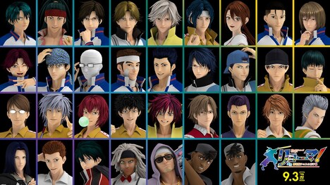 「リョーマ！ The Prince of Tennis 新生劇場版テニスの王子様」全登場キャラクター一覧
