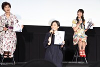 「シン・エヴァンゲリオン劇場版」舞台挨拶の様子。