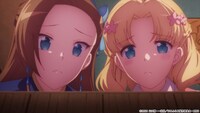 TVアニメ「乙女ゲームの破滅フラグしかない悪役令嬢に転生してしまった…X」第1話より。