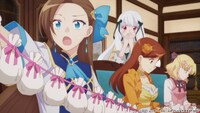 TVアニメ「乙女ゲームの破滅フラグしかない悪役令嬢に転生してしまった…X」第1話より。