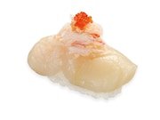 「贅沢ほたて（一貫） かに添え」