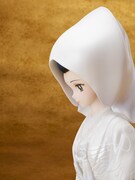 「めぞん一刻 音無響子 -白無垢- 1/7スケールフィギュア」に綿帽子を付けた姿。