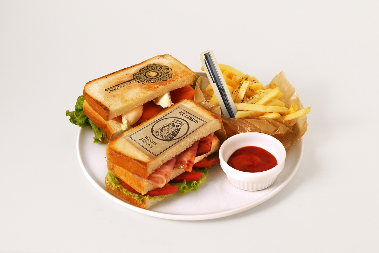 「真実への手がかりサンドイッチ ～BLT/ サーモンクリームチーズ～」