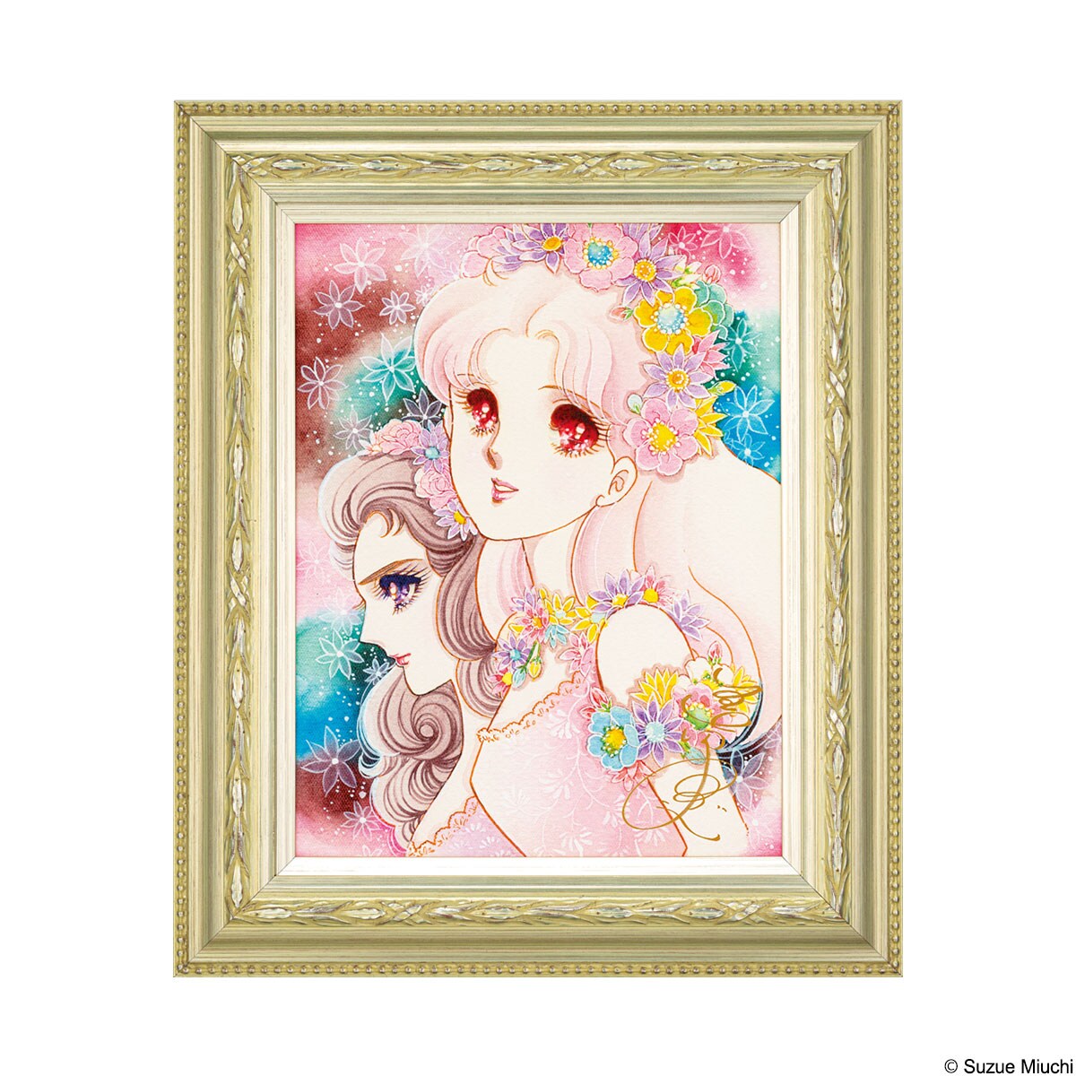 美内すずえ ガラスの仮面 直筆サイン入り 色紙 (9UR1875YGnx)