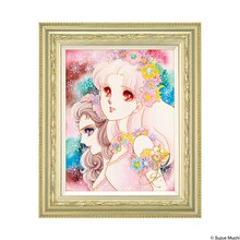 「ガラスの仮面 複製原画 ＜ふたりのヒロイン＞ 美内すずえ直筆サイン入り」