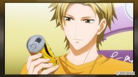 TVアニメ「TSUKIPRO THE ANIMATION 2」第1話より、「ダイドーブレンド 絶品微糖」を担当する奥井翼。