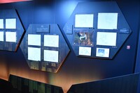 「アニメーション 呪術廻戦展」の様子。