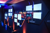 「アニメーション 呪術廻戦展」の様子。