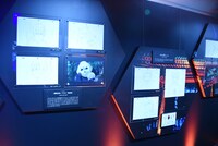 「アニメーション 呪術廻戦展」の様子。