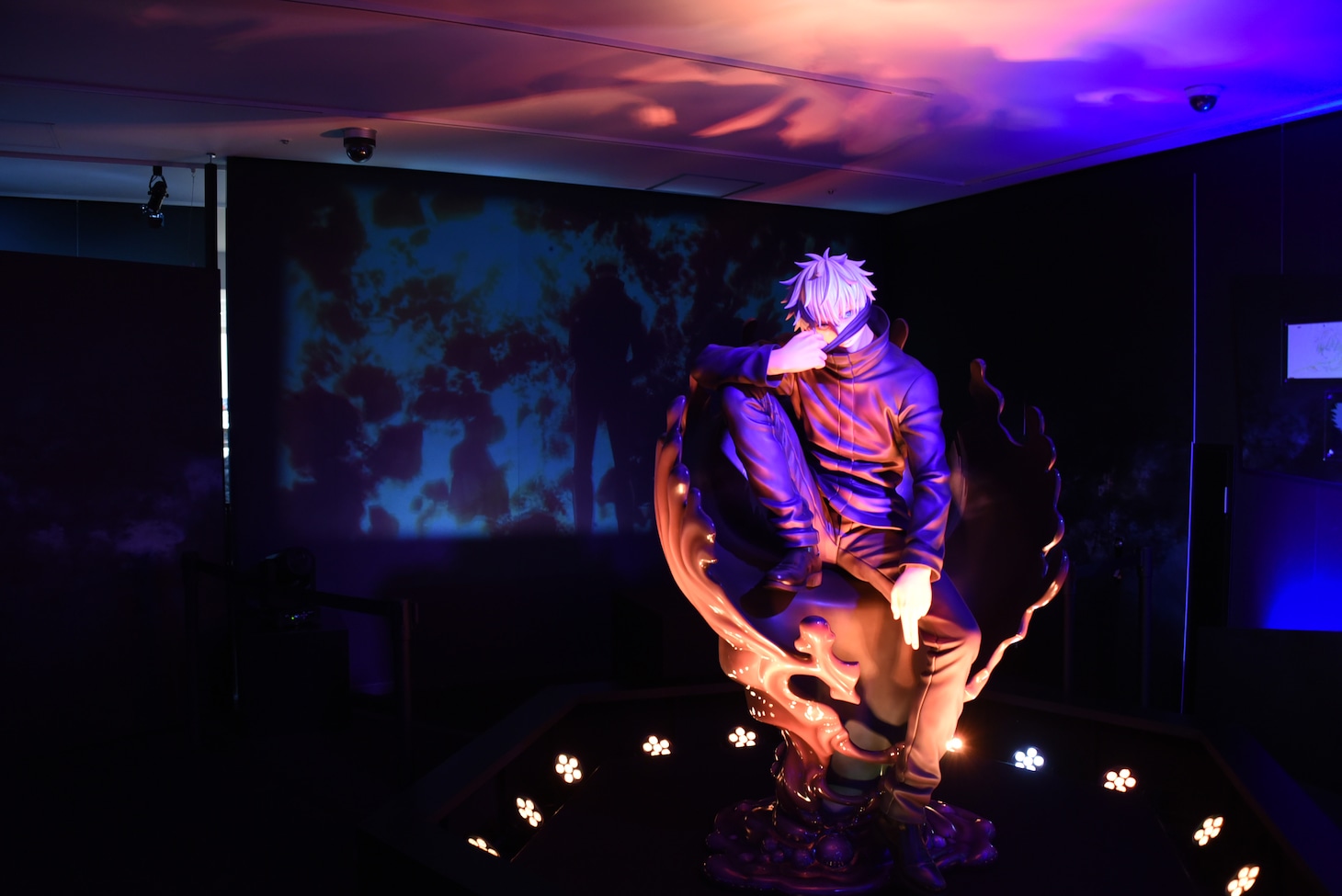 「アニメーション 呪術廻戦展」の様子。