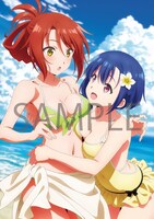 アニメイトの全巻購入特典「アニメ描き下ろし B2 タペストリー」のイラスト。