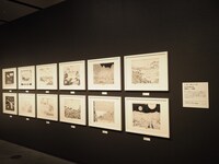 「大長編ドラえもん」の展示の様子。