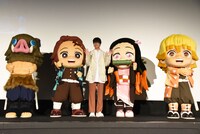 「劇場版『鬼滅の刃』無限列車編」トークイベントの様子。