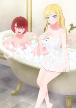 Amazon.co.jpの全巻購入特典「アニメ描き下ろしA4キャラファインアート」用のイラスト。