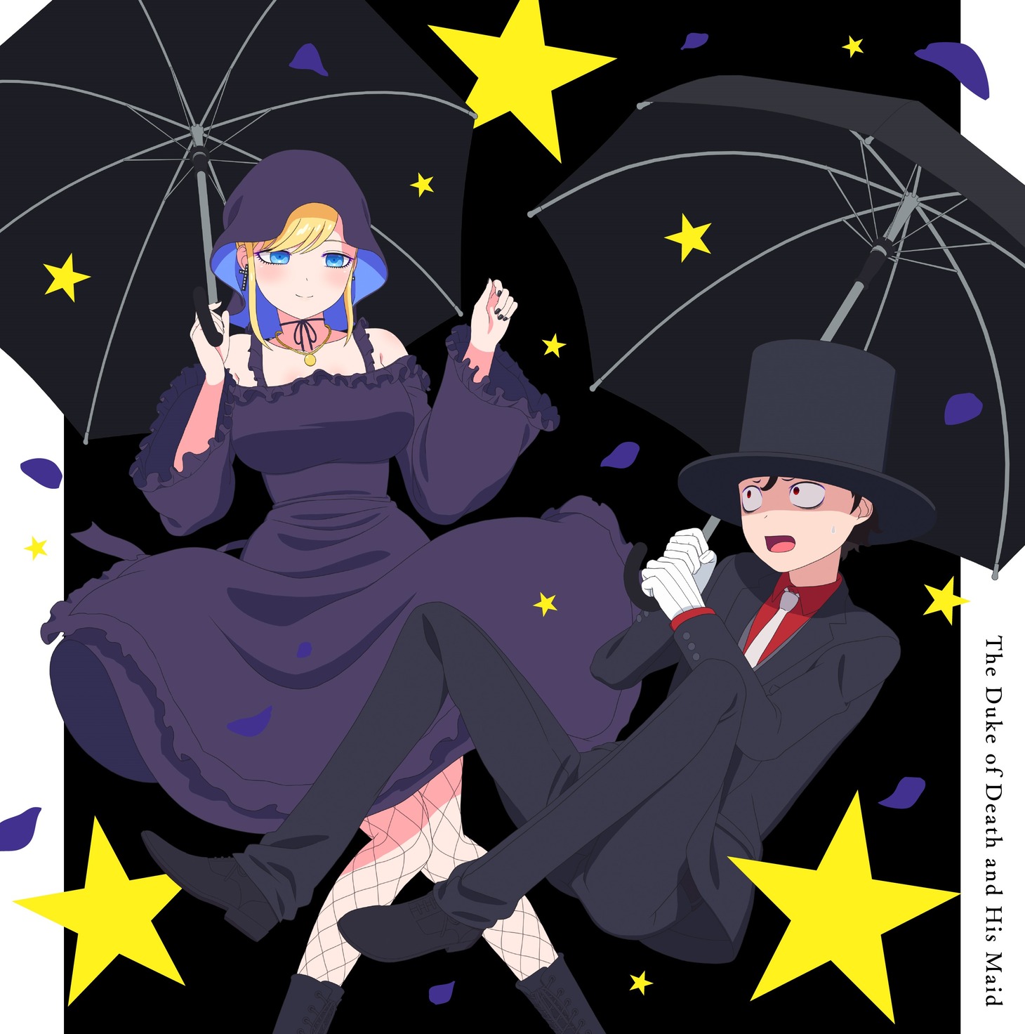 「満月とシルエットの 夜 / 夜想曲（ノクターン）」ジャケットイラスト