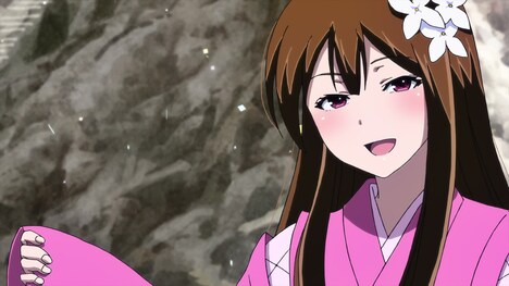 TVアニメ「100万の命の上に俺は立っている」第13話より。 (c)山川直輝・奈央晃徳・講談社/100万の命の上に俺は立っている製作委員会