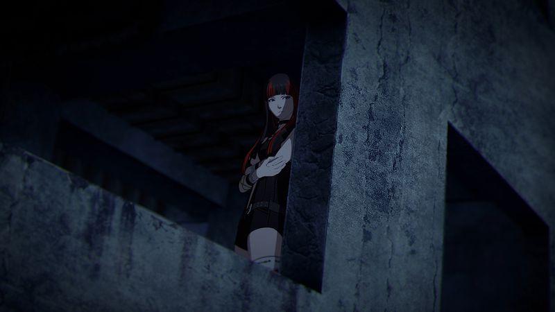 アニメ「NIGHT HEAD 2041」第1話より。