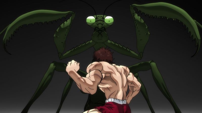 アニメ「範馬刃牙」より。