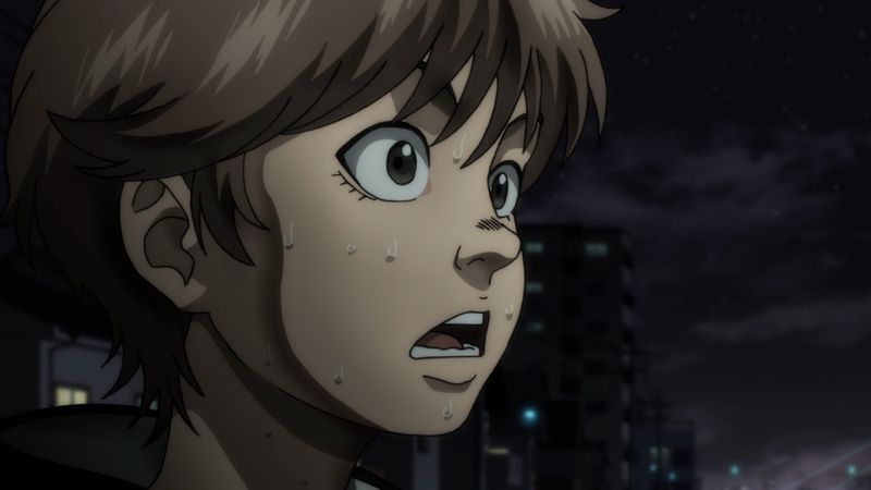 アニメ「範馬刃牙」より。