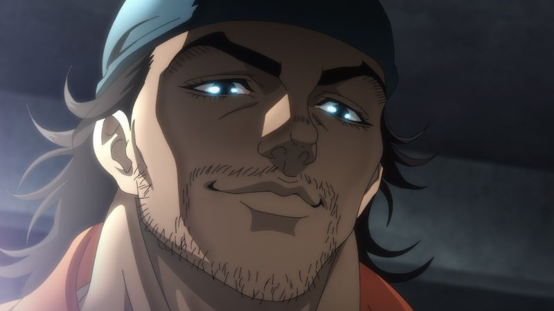 アニメ「範馬刃牙」より。
