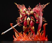 「MODEROID 炎神レイアース」と「MODEROID フレイムエフェクト」。